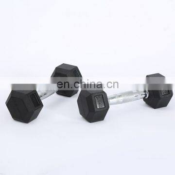Adjustable Dumbbell Logo Sport Gym Fitness Cheap Dumbbell Sets Hex Rubber Dumbbells photo-7