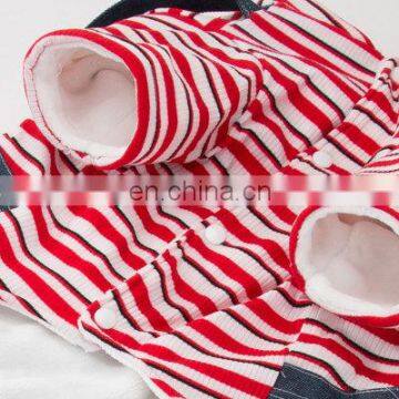 Striped Suspenders Big Dog Thick Large Dog Husky Samoyed Wear Denim Big Dog Clothes photo-4