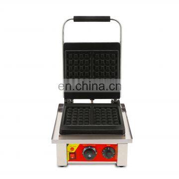 Commercial household machine two square waffle maker machine for sale