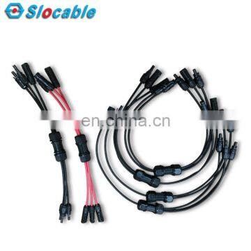 Slocable New Product TUV 1500V DC Y Type Waterproof 2to1 3to1 Branch Connector Solar PV Cable Assembly photo-2