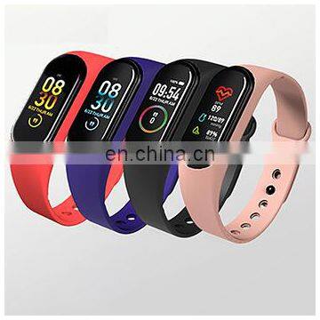 Wear Os M5 Fitness Watch Sports Silicone Wristband Custom Logo Watch And Bracelet Sets With Sdk And Api Smart Smart Bracelet m5
