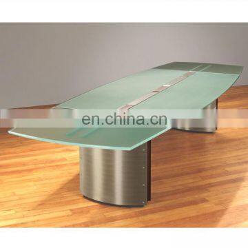 Customized toughened rectangle colored tempered glass table top