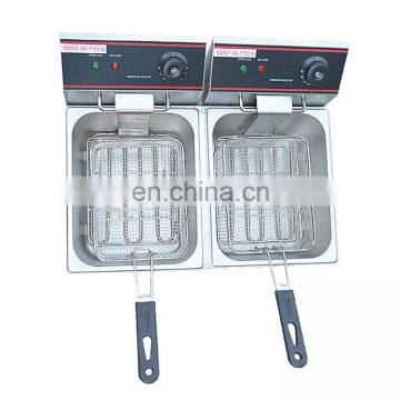 Restaurant Double Tank Double Basket Machine Frying Potato Stainless Steel Fryer Machine