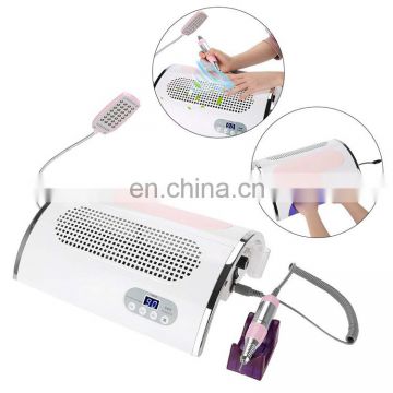 hot selling 3 in 1 nail lamp gel polish matching dipping powder nails system Nail drill machine 857-7