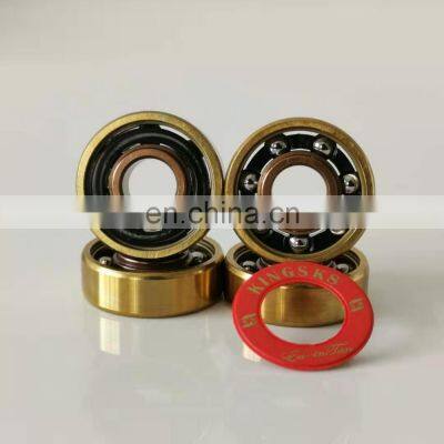 Good Performance Mixed Color Gold-RoseGold Titanium Single Row 608 Deep Groove Linear Ball Bearing photo-2