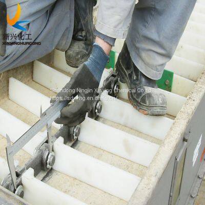 chain drag conveyor UHMW/ UHMWPE scraper blade with high wear resistant