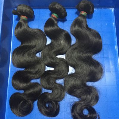 KHH Body Wave Brazilian Human Hair Bundles Natural Black Remy Hair Extensions