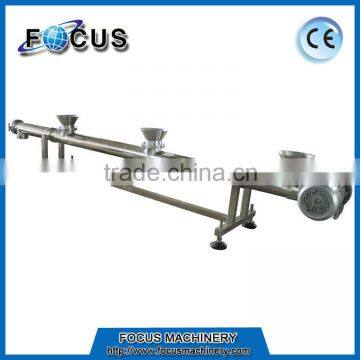 Horizontal screw conveyor with multi feed inlet