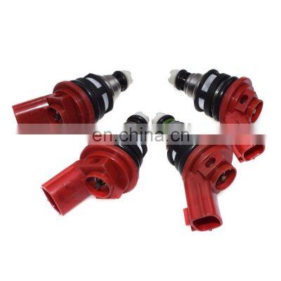 Free Shipping!4X 842-18114 Flow Matched Fuel Injector for Nissan Infinity 2.0 2.4 3.0 4.1 Red