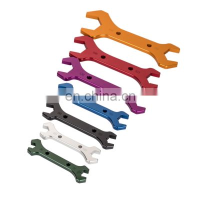 Racing Accessories Aluminum Double Hose Ended AN Wrench Spanner Tool Set