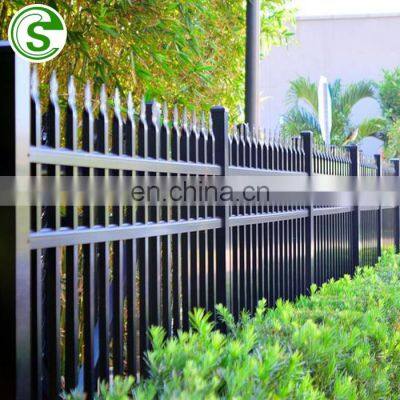 Wrought Iron Fencing Panels Easy Assembled Steel Fence Garden Used Steel Tubular Fence