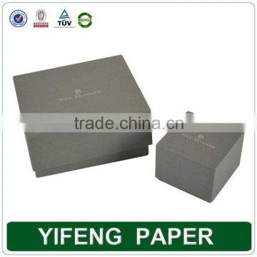 Yifeng 100% Quanlity Wholesale Luxury Square Brown Cardboard Packaging Paper Jewellery Watch Gift Custom Box photo-6