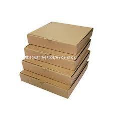 Wholesale Kraft pizza boxes 10 inch brown printed corrugated recycled kraft cardboard pizza boxes