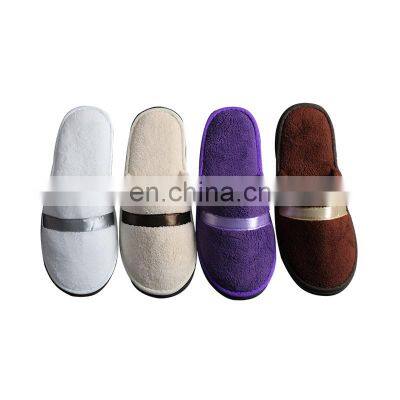 2020 cheap custom color hotel bedroom slipper with high quality for 5 star hotel