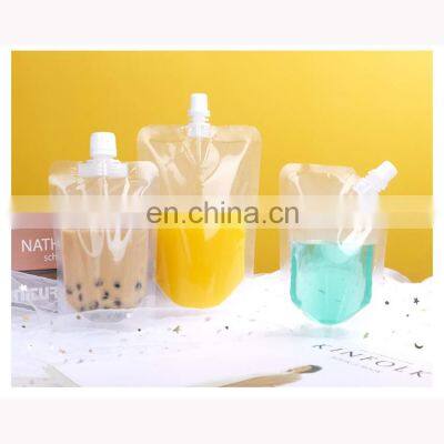 1.5cm Stand-Up Plastic Drink Bag Spout Pouch Water Bottles Nozzle Bag Beverage Mouth Bag For Beverage Liquid Juice Milk Coffee