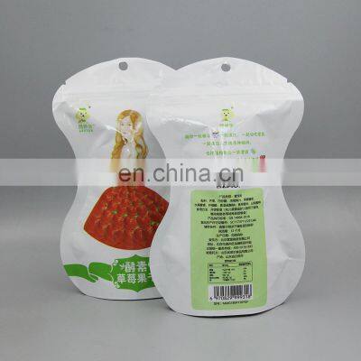 Logo Heart Different Unique Round Circle 3.5g Pack Irregular Smell Proof Special Plastic Die Cut Custom Shaped Mylar Bags