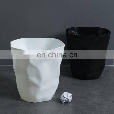 Cheapest Custom Logo Small Design Household Recycling Round Black Outdoor Wholesale Plastic Trash Cans photo-4