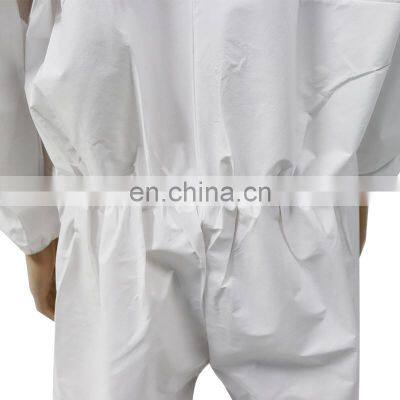 Unisex Disposable Microporous Coverall Waterproof White Painters Coveralls photo-5