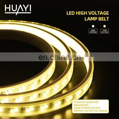 HUAYI High Pressure 4.5w 6.5w 9w IP20 Flexible Bar Stair Indoor Decoration LED Strip Light