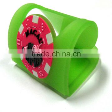 promotional silicone cell phone holder/rubber phone holer