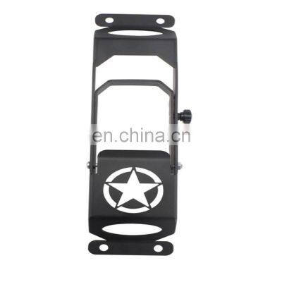 Car Door Step Pedal Exterior Door Hinges Black Metal Foot Peg Pedal For Jeep Wrangler JK