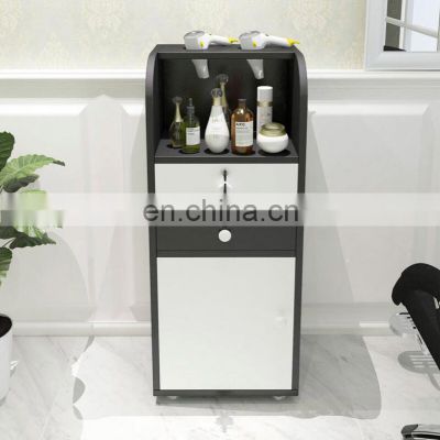 Multi color 3 drawers wood cabinet for barber shop