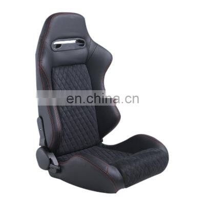 Adjustable Black Universal use PVC racing seats Car Seat