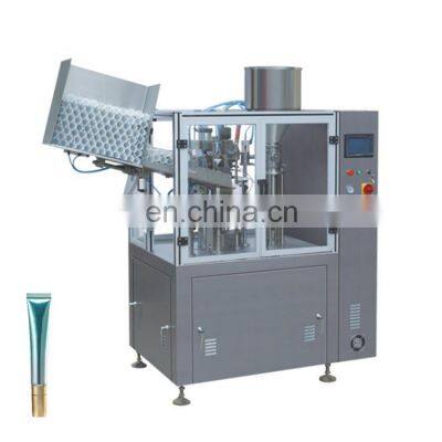 Full automatic cosmetic cream toothpaste tube filler and sealer plastic tube filling and sealing machine for sale