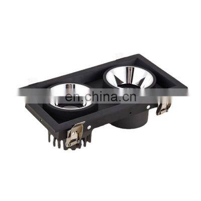 High Quality Square Three Head LED Downlight LED Down Light 30W Suitable For Ceiling Decorate Downlight