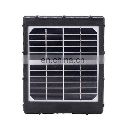 solar panel charger with battery waterproof ip66 8000mah outdoor charger compatible with all trail cameras output 6v 9v 12v