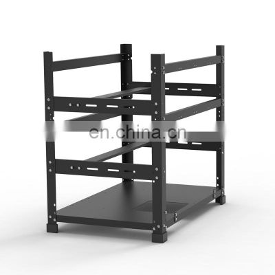 12GPU Steel Rig Frame 12 GPU Stackable Open Air Rig Frame Rack