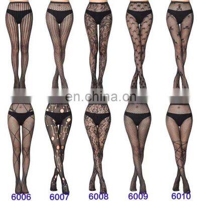 Mature Womens High Heels High Waist Tights Fishnet Stockings Thigh High Pantyhose Foot Sexy Fish Net Silk Stockings photo-2