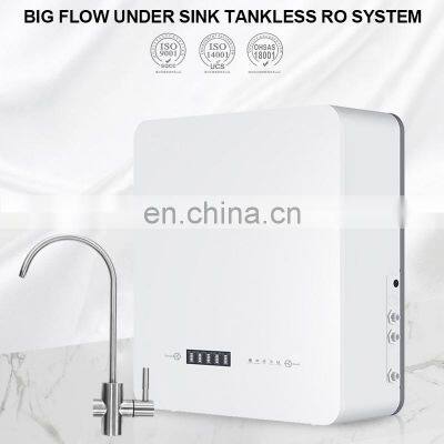 NOBANA 400 GPD Big Flow Under Sink Tankless Reverse Osmosis System Water Purifier for Home Use photo-3