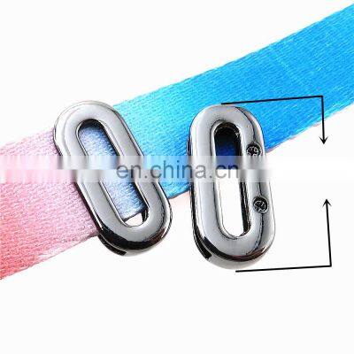 High Quality Hand Polished DIY Handbag Decorative Metal Letter 20mm O Slide Letter Charms photo-2