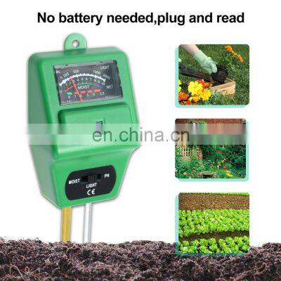 US Free Ship ALLOSUN ETP300C 3 in 1 Moisture Light Analog PH Meter Photometer Portable Hygrometer Acidimeter Garden Soil Tester photo-5