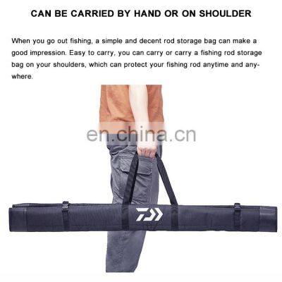 Waterproof Outdoor Multifunctional DAIWA BIG Fishing Rod Bag 1.3m Black Fishing Tackle Bag Shoulder Bag photo-2