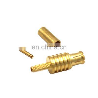 MCX jack male for RG178 coaxial connector gold plating