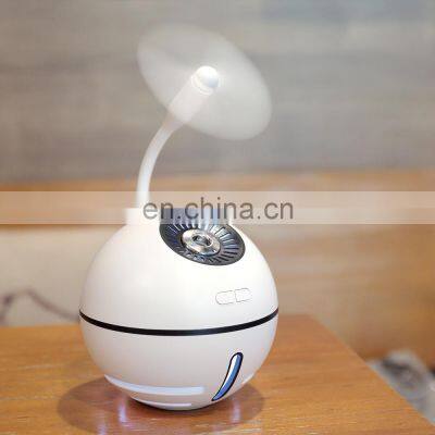 3-in-1 Humidifier & Diffuser 2021 Wireless Ultrasonic USB Desk Humidifier for Home Office Rechargeable Portable Fan Cool Misting photo-3