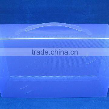 Top Quality Waterproof Clear PP Plastic Shoe Packaging Box photo-2