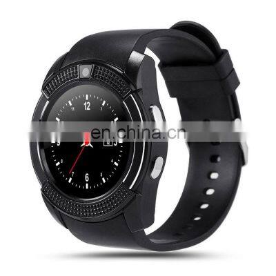 V8 User Manual Wrist Watch Phone With Camera SIM Card Slot Waterproof Smart Watch Iosv8 Smart Watch