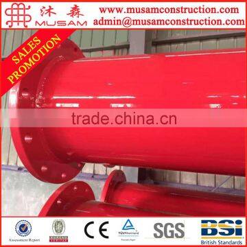 PE and EP coated composite pipe for water transfer