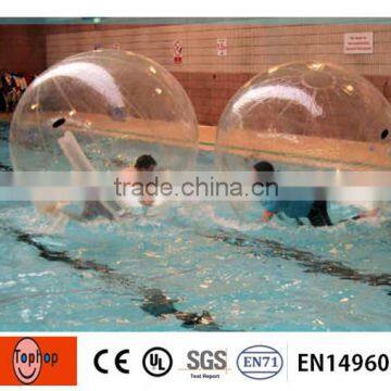 water ball pool 0.8mm to 1.0mm PVC or TPU material