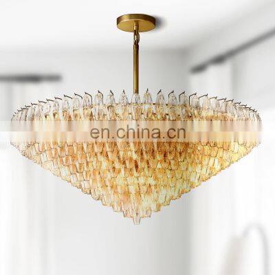 Exquisite Modern Luxury Diamond-Cylindrical Crystal Pendant Chandelier for Living Dining room Kitchen Island Foyer Bedroom