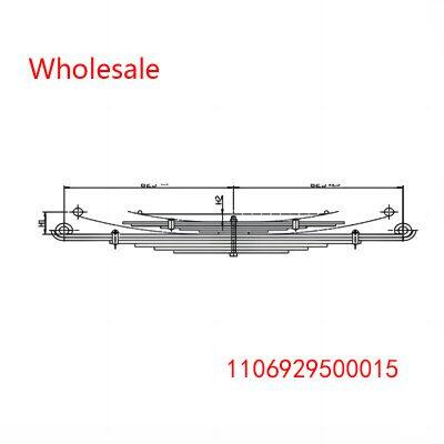 1106929500015 Rear Axle Spring Set of Medium Duty Vehicle Wholesale For Foton