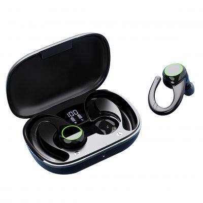 Bluetooth 5.3 waterproof IPX7 Earbuds OEM TWS earbuds With Charging Case Stereo Sports Ture Wireless Earphones On Ear Earhook