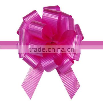 Wholesale gift packaging elastic ballon ribbon pompom giant pull bow