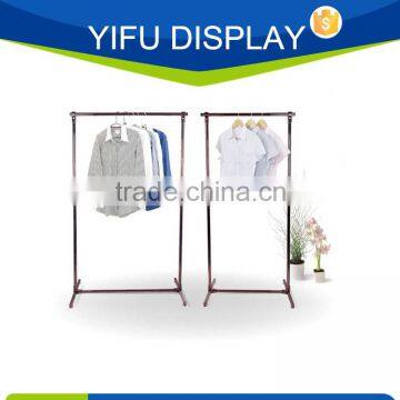 Fashional Metal Titanium Gold Clothes Display Stand Clothes Display Holder