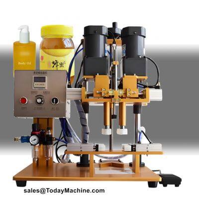 Semi Automatic Desktop Spray Pump Bottle Capping Machine
