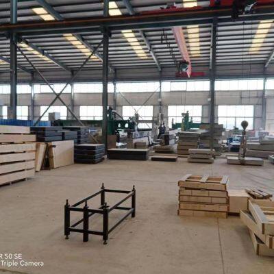 Marble Platform With Thickened Square Steel Bracket 00 Grade Adjustable Level Support Frame Adjusting Jacking Platform Base Granite Slab Bottom photo-3