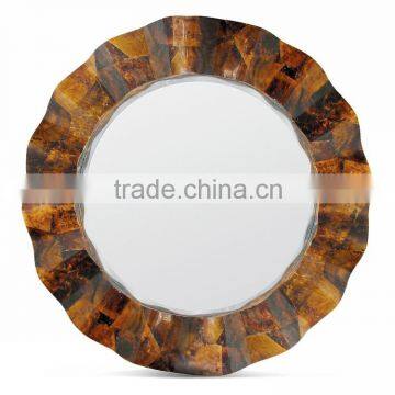 High end quality best selling special newest designed Horn round mirrors from Vietnam